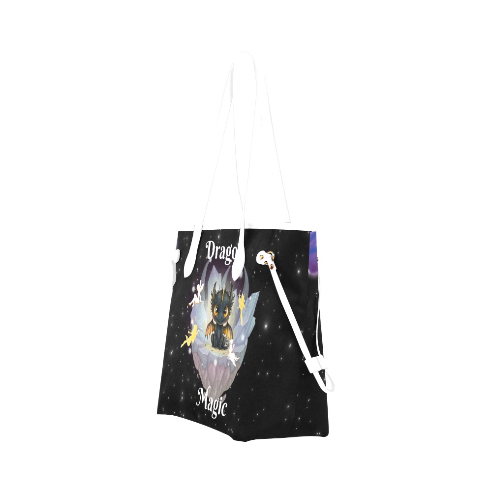 Dragon Magic Clover Canvas Tote Bag (Model 1661)