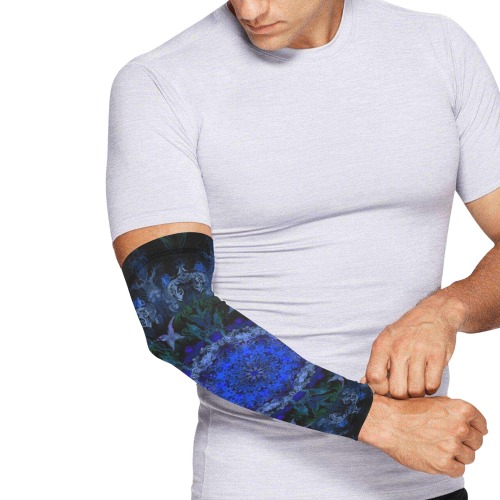 mandala light blue Arm Sleeves (Set of Two)