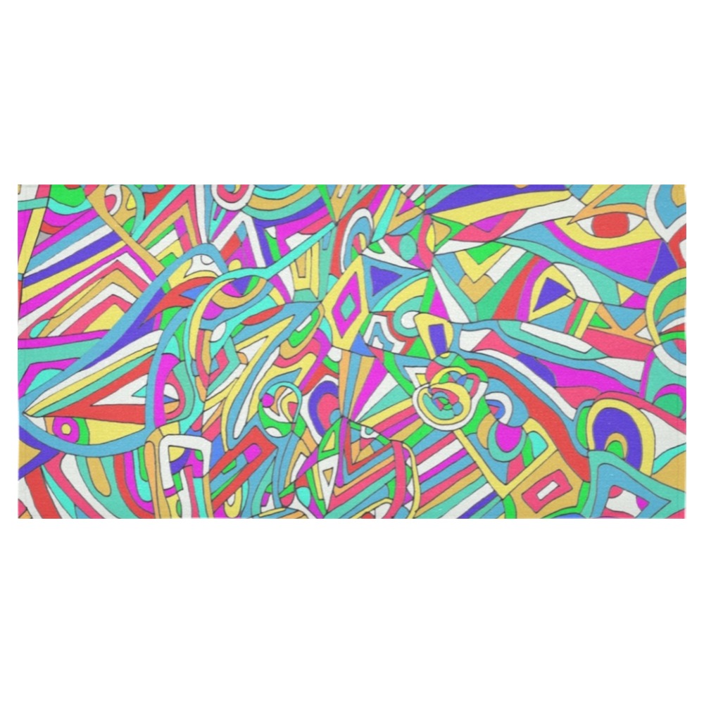 Abstract motion Thickiy Ronior Tablecloth 120"x 60"