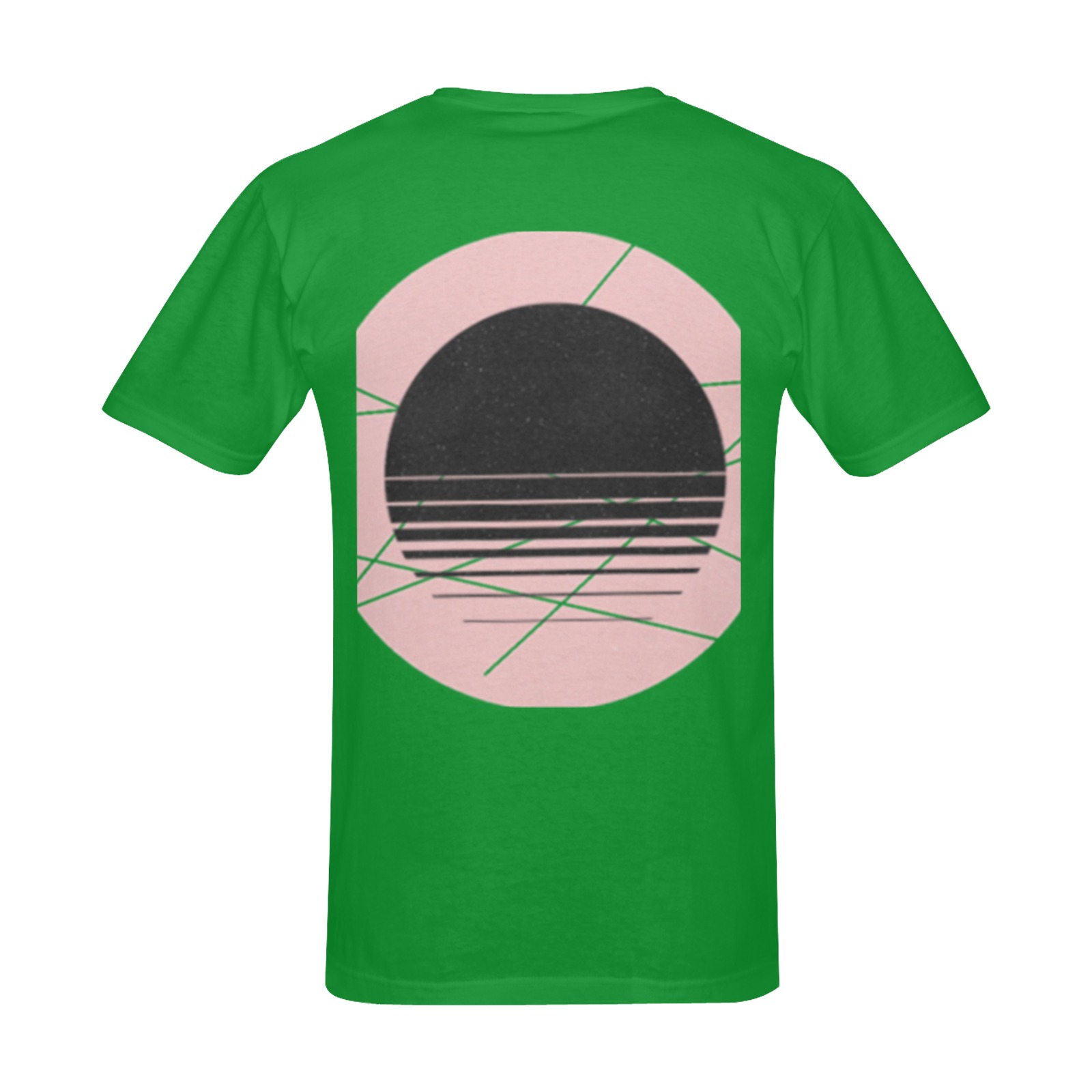 geometric Men's Slim Fit T-shirt (Model T13)