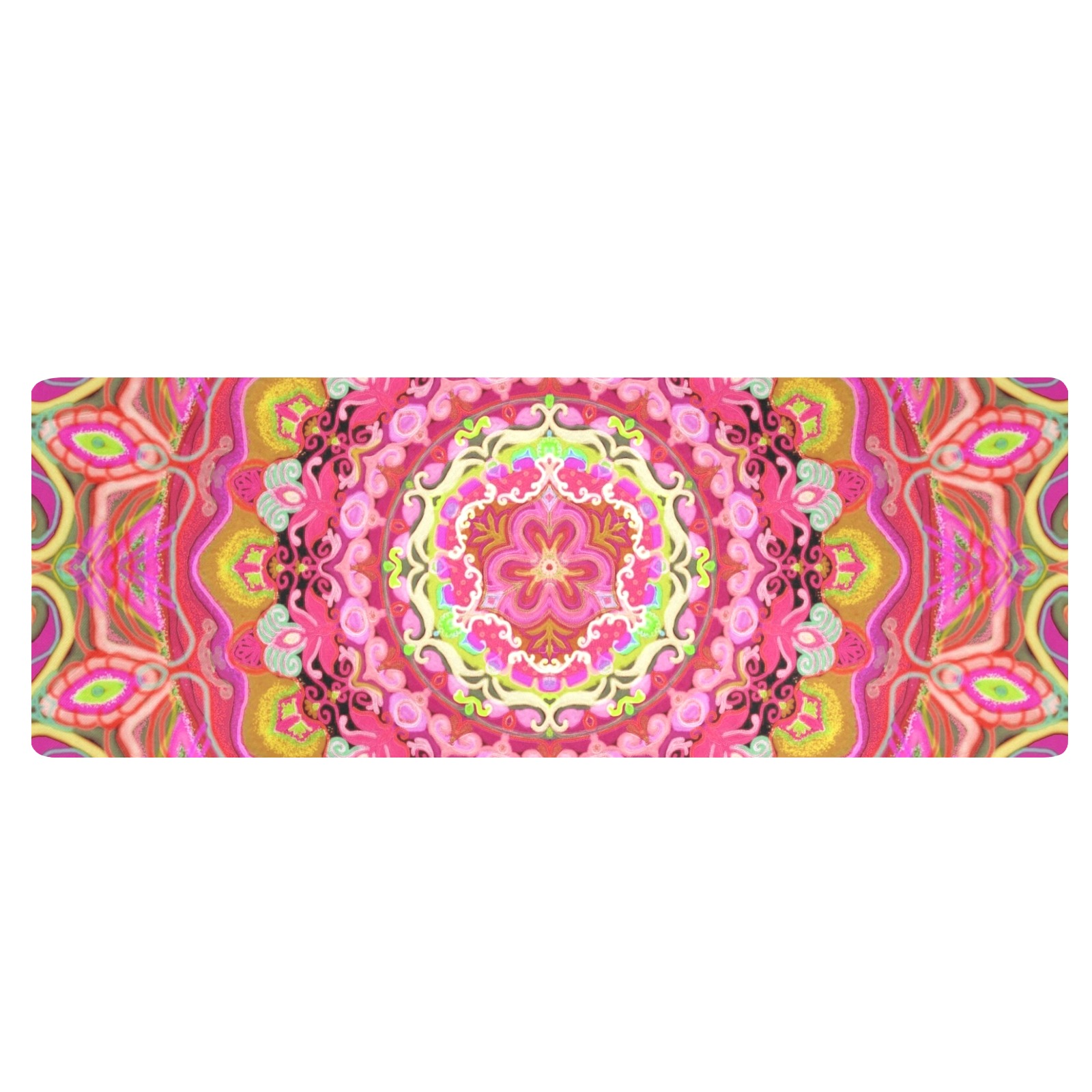 russian mandala 21 Kitchen Mat 48"x17"