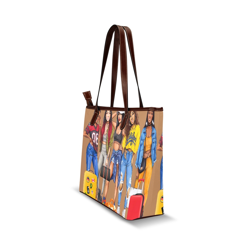 Girls Trip 2 SHOULDER TOTE BAG  FRONT& BACK 6000 X 3800 Shoulder Tote Bag (Model 1646)