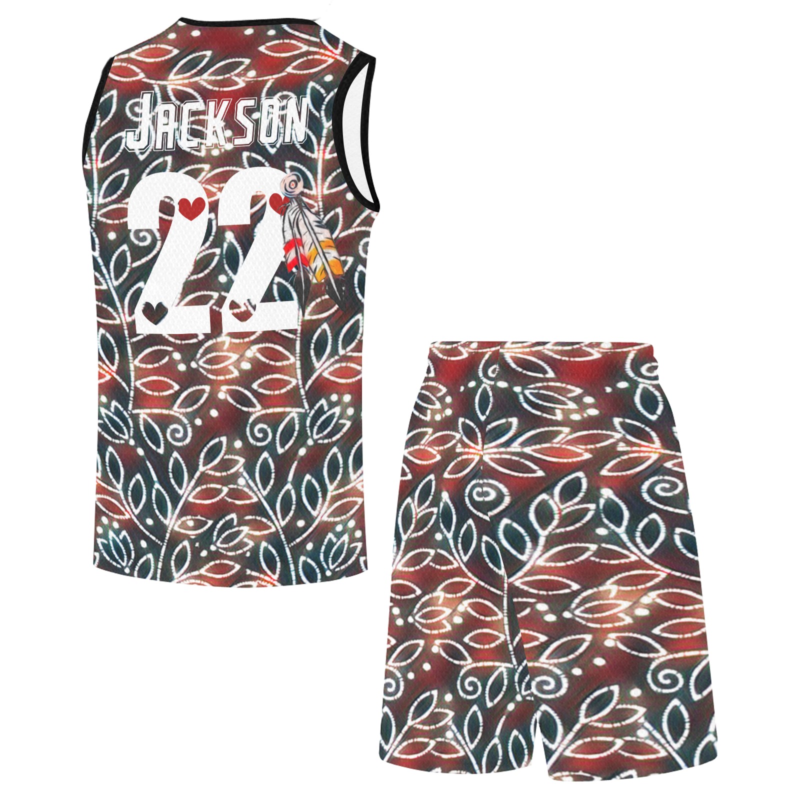 Jackson 22 All Over Print Basketball Uniform