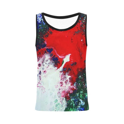 Eruption of Tranquility All Over Print Tank Top for Women (Model T43)
