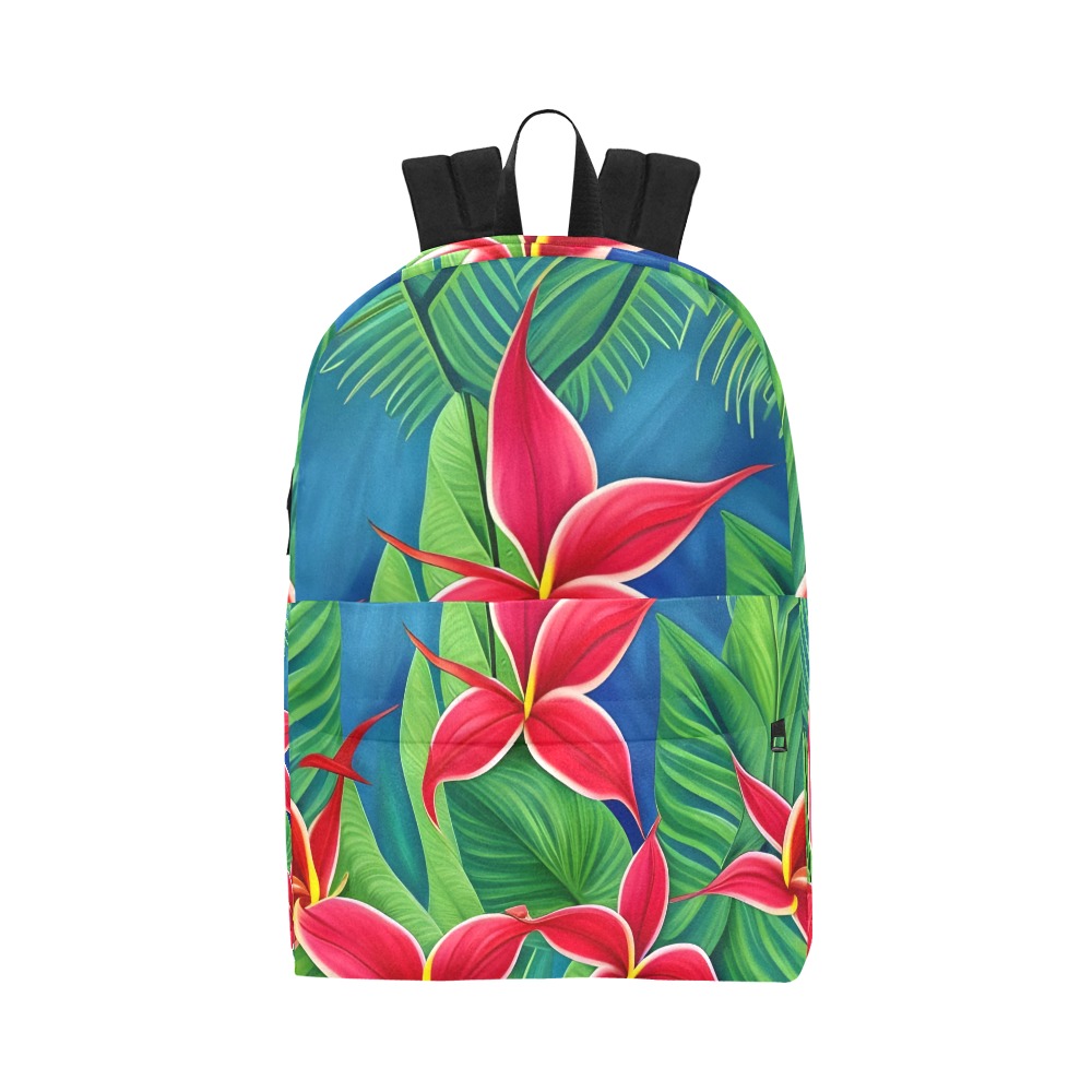 Tropical Flowers Four Unisex Classic Backpack (Model 1673)