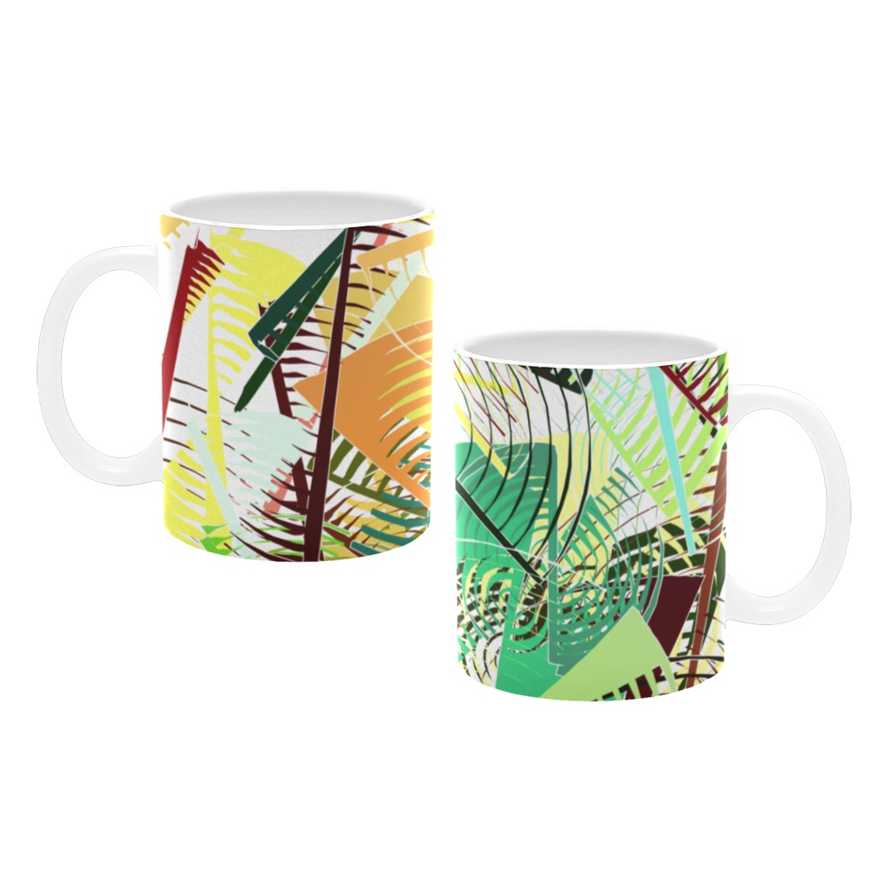 Jungle Abstract White Mug(11OZ)