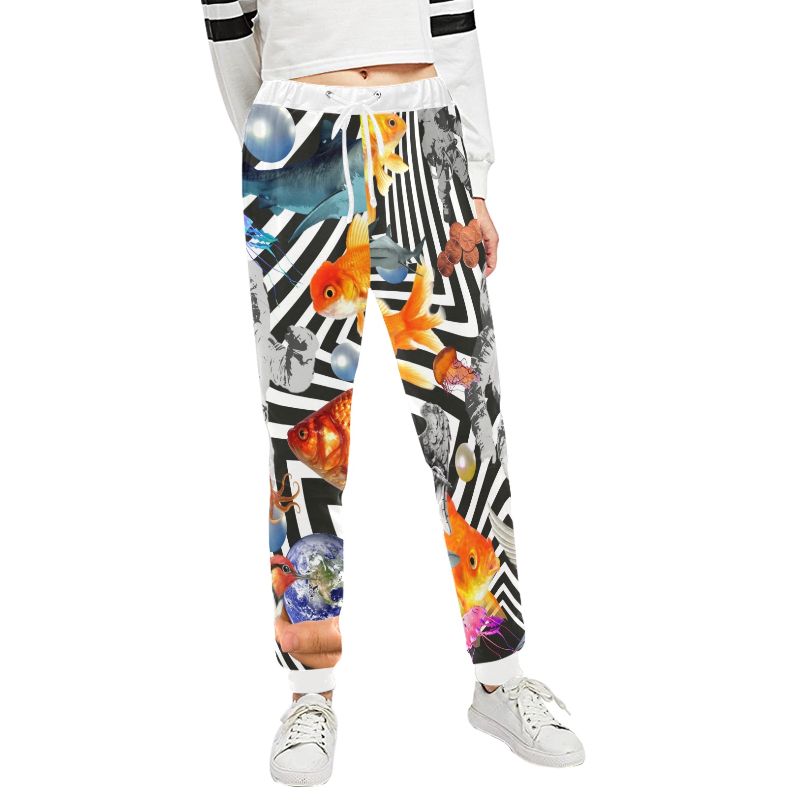 POINT OF ENTRY 2 Unisex All Over Print Sweatpants (Model L11)