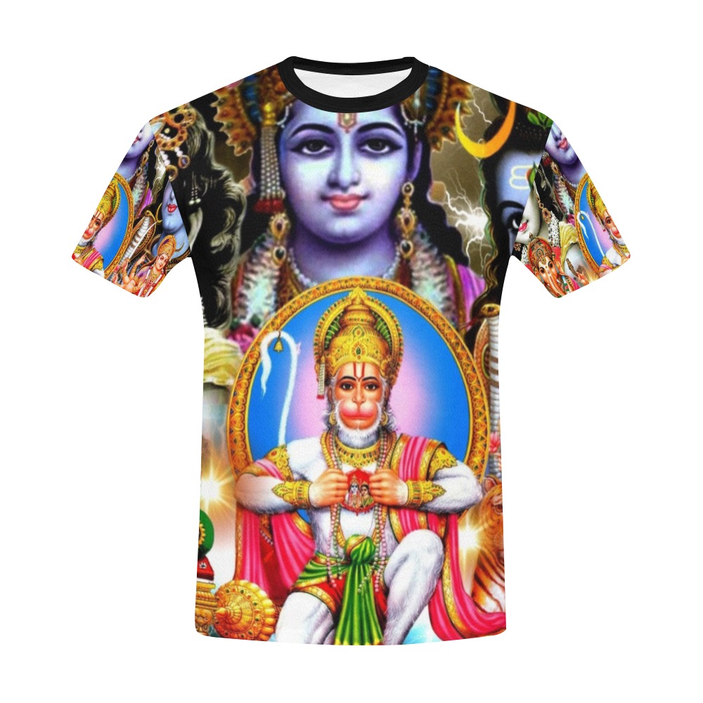 HINDUISM All Over Print T-Shirt for Men (USA Size) (Model T40)
