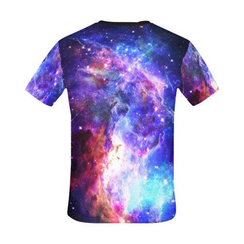 Mystical fantasy deep galaxy space - Interstellar cosmic dust All Over Print T-Shirt for Men (USA Size) (Model T40)