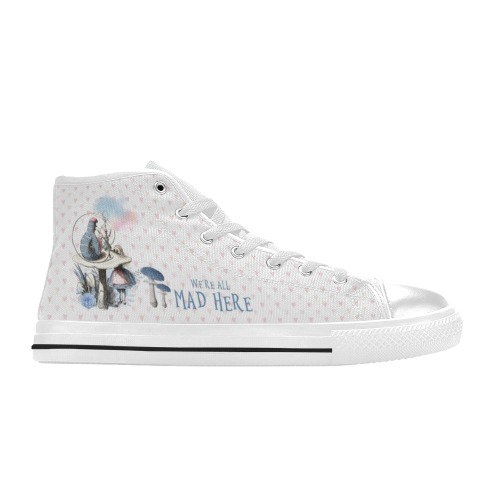 Alice in Wonderland #101 Blue Series | High Top Canvas Shoes for Kid (Model 017)
