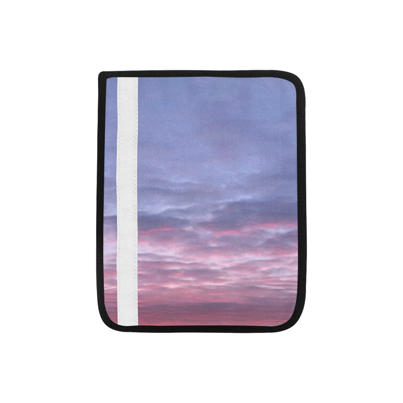 Morning Purple Sunrise Collection Car Seat Belt Cover 7''x12.6''