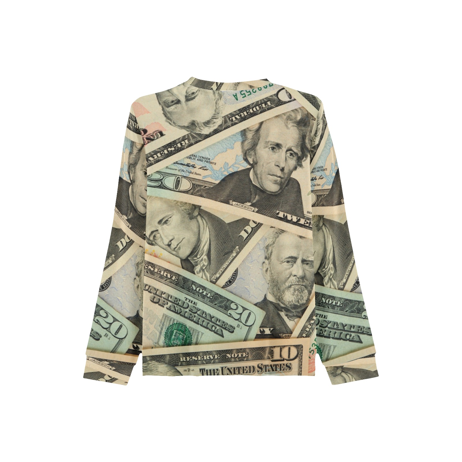 US PAPER CURRENCY Kids' All Over Print Pajama Top