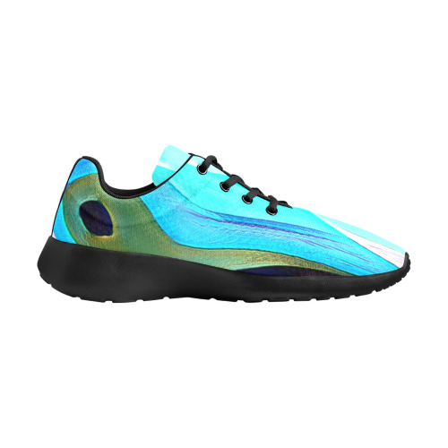 Blue Abstract Art 328 Women's Athletic Shoes (Model 0200)