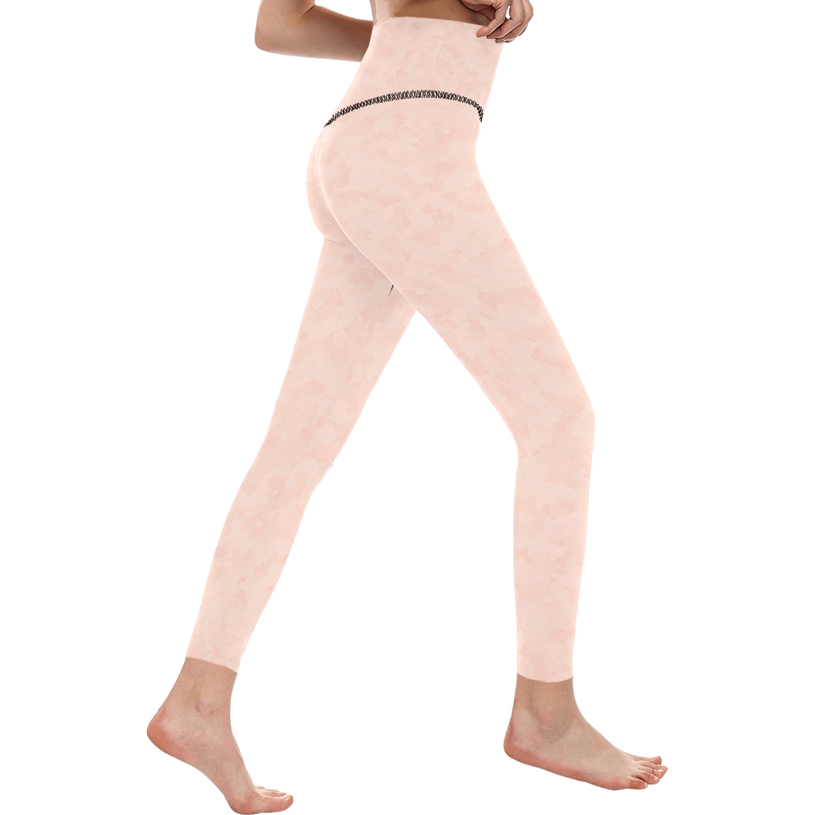 PEACH PARFAIT-24 Women's All Over Print High-Waisted Leggings (Model L36)