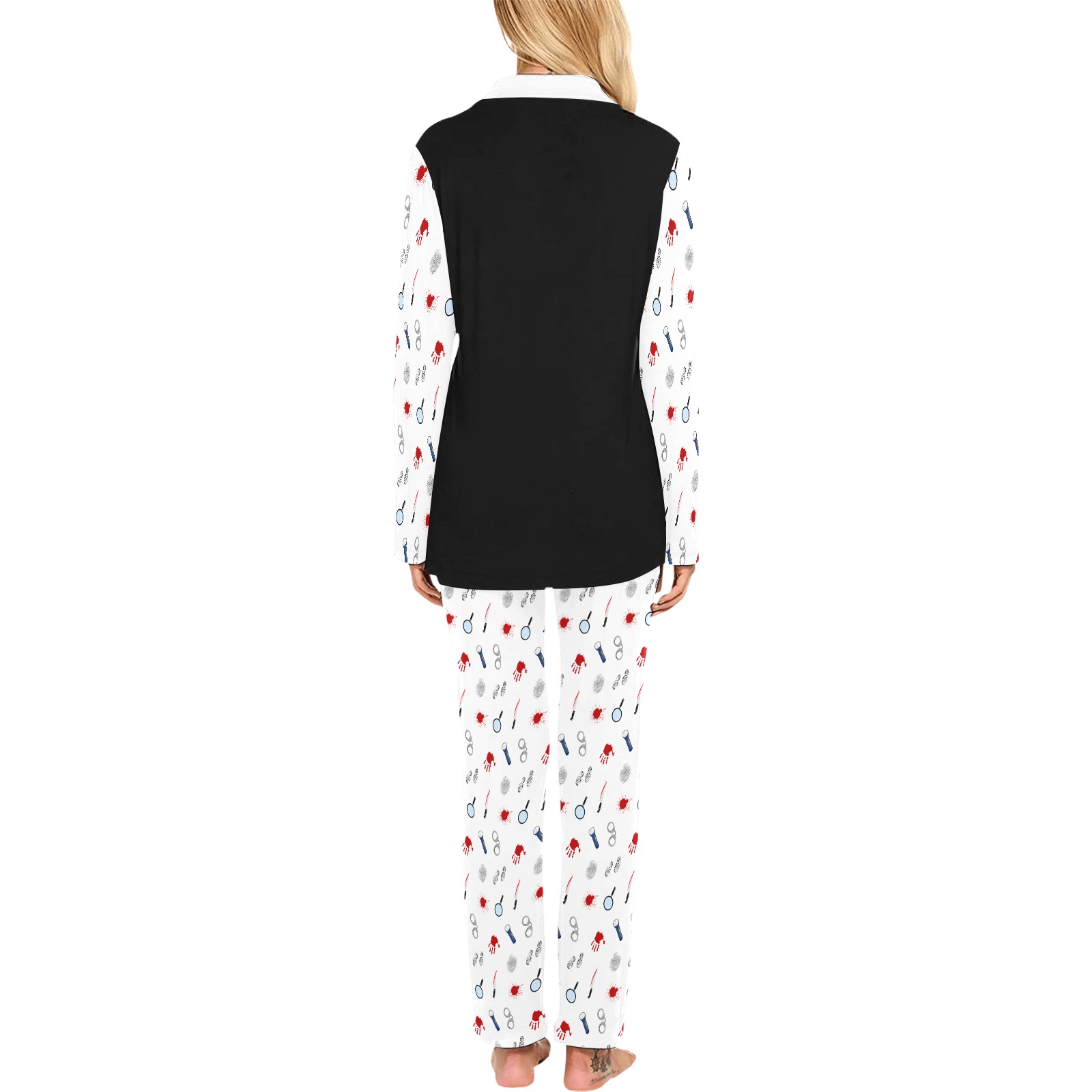 True Crime Junkie Jammies Women's Long Pajama Set