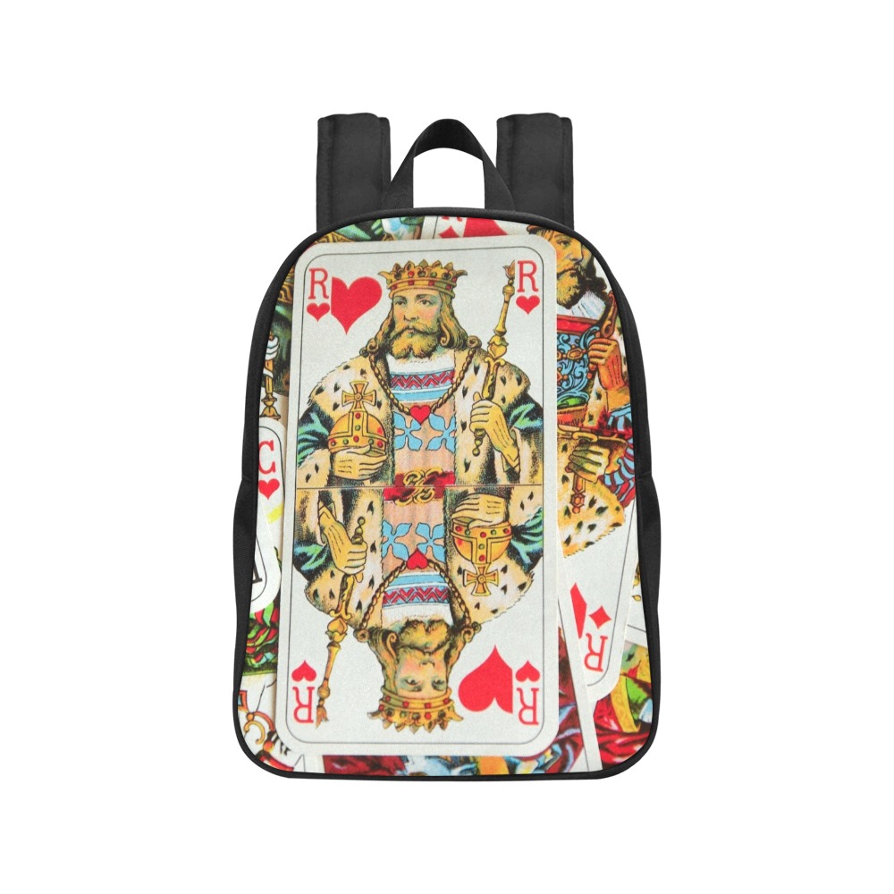 KINGS Fabric School Backpack (Model 1682) (Medium)