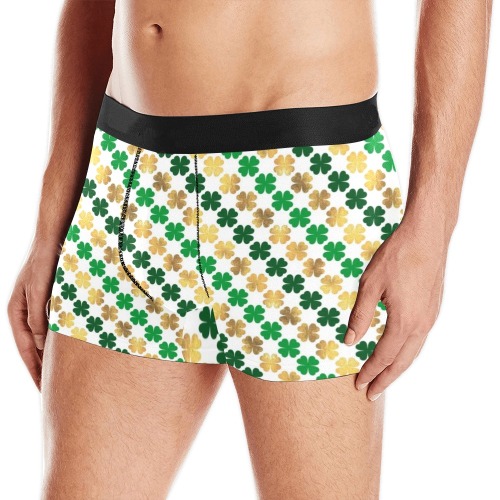 St Patrick's Day - Gold and Green (2) Men's All Over Print Boxer Briefs (Model L10)