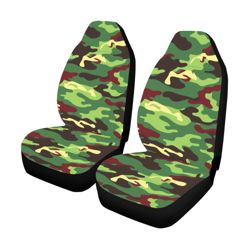 Hypebeast Modern Fashion Camouflage Camo Car Seat Covers (Set of 2)