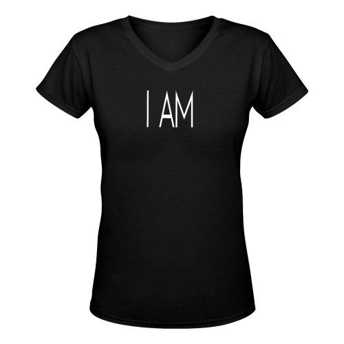empowHERed T 2 Women's Deep V-neck T-shirt (Model T19)