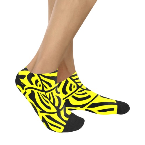 aaa yellow Women's Ankle Socks