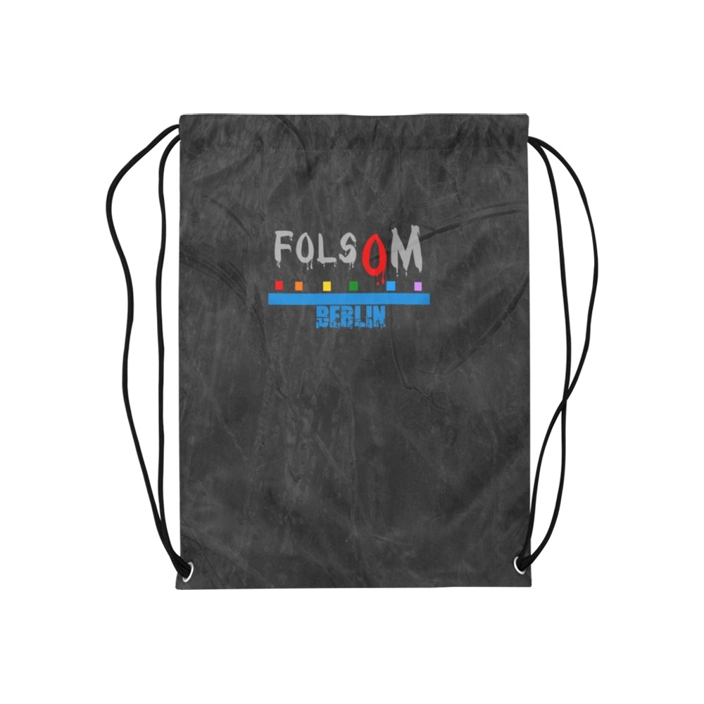 Folsom berlin by Fetishworld Medium Drawstring Bag Model 1604 (Twin Sides) 13.8"(W) * 18.1"(H)