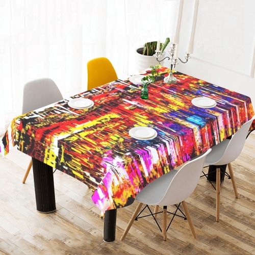 tintaliquida 2_vectorized Cotton Linen Tablecloth 60"x120"