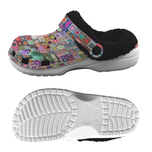 Granny Madness Fleece Lined Foam Clogs for Adults