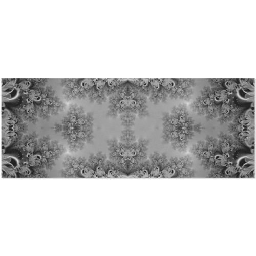 Cloudy Day in the Garden Frost Fractal Gift Wrapping Paper 58"x 23" (2 Rolls)