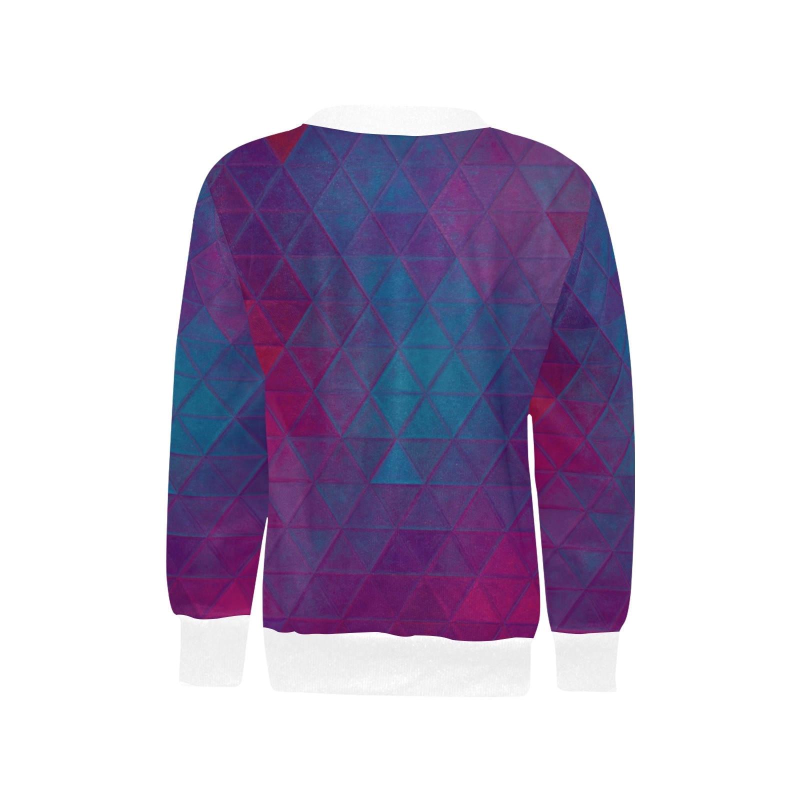 mosaic 36 Girls' All Over Print Crew Neck Sweater (Model H49)