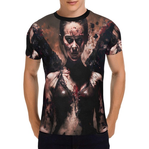 Angel of death All Over Print T-Shirt for Men (USA Size) (Model T40)