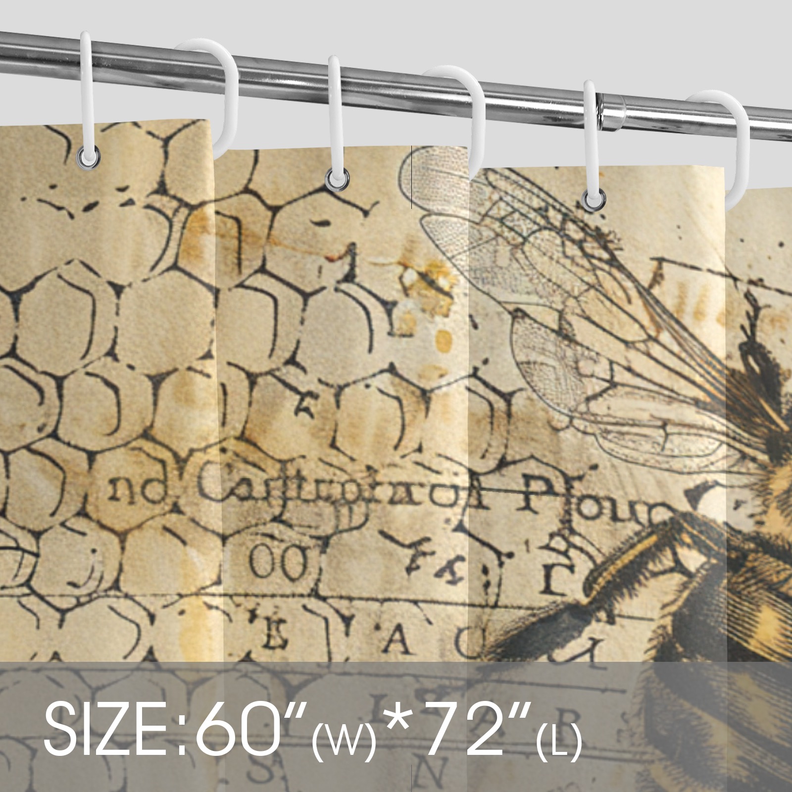 Bee shower curtain Shower Curtain 60"x72"