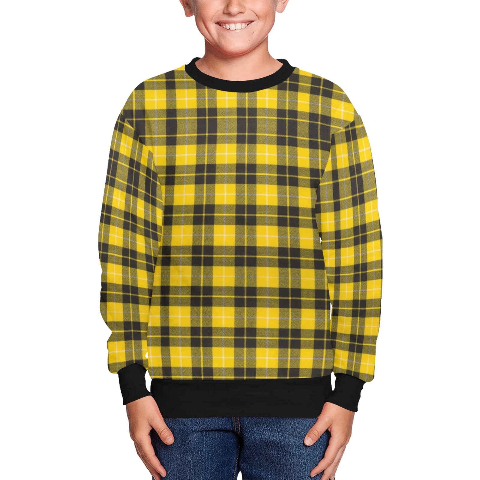 Barclay Dress Modern Kids' All Over Print Sweatshirt (Model H37)