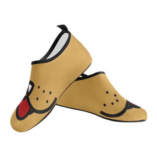 Cute Animal Mouth Kawaii Kids' Slip-On Water Shoes (Model 056)