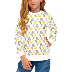 Pattern Girls' All Over Print Crew Neck Sweater (Model H49)