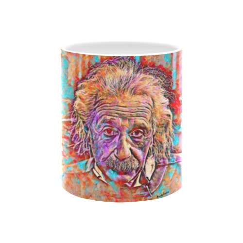 Albert Einstein Custom White Mug (11OZ)