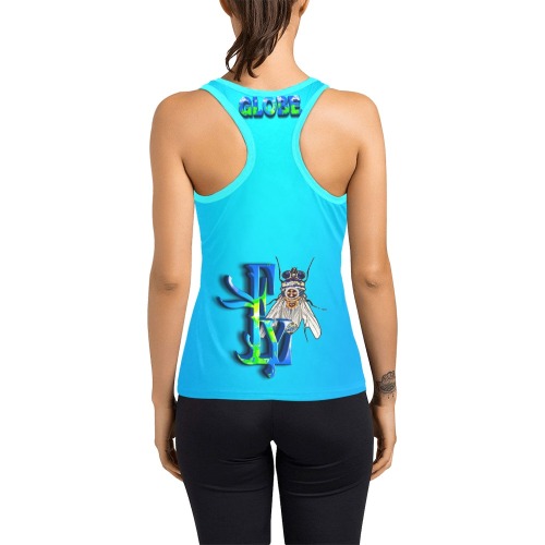 Globe Collectable Fly Women's Racerback Tank Top (Model T60)