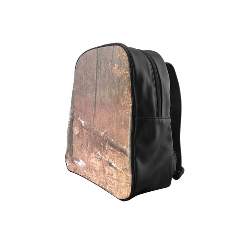Falling tree in the woods School Backpack (Model 1601)(Small)