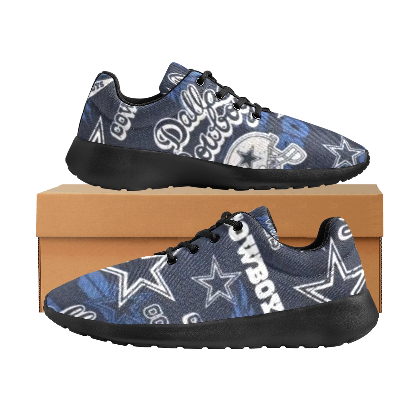 Dallas Cowboys Men's Athletic Shoes (Model 0200)