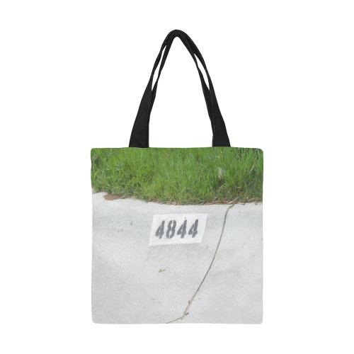 Street Number 4844 All Over Print Canvas Tote Bag/Small (Model 1697)