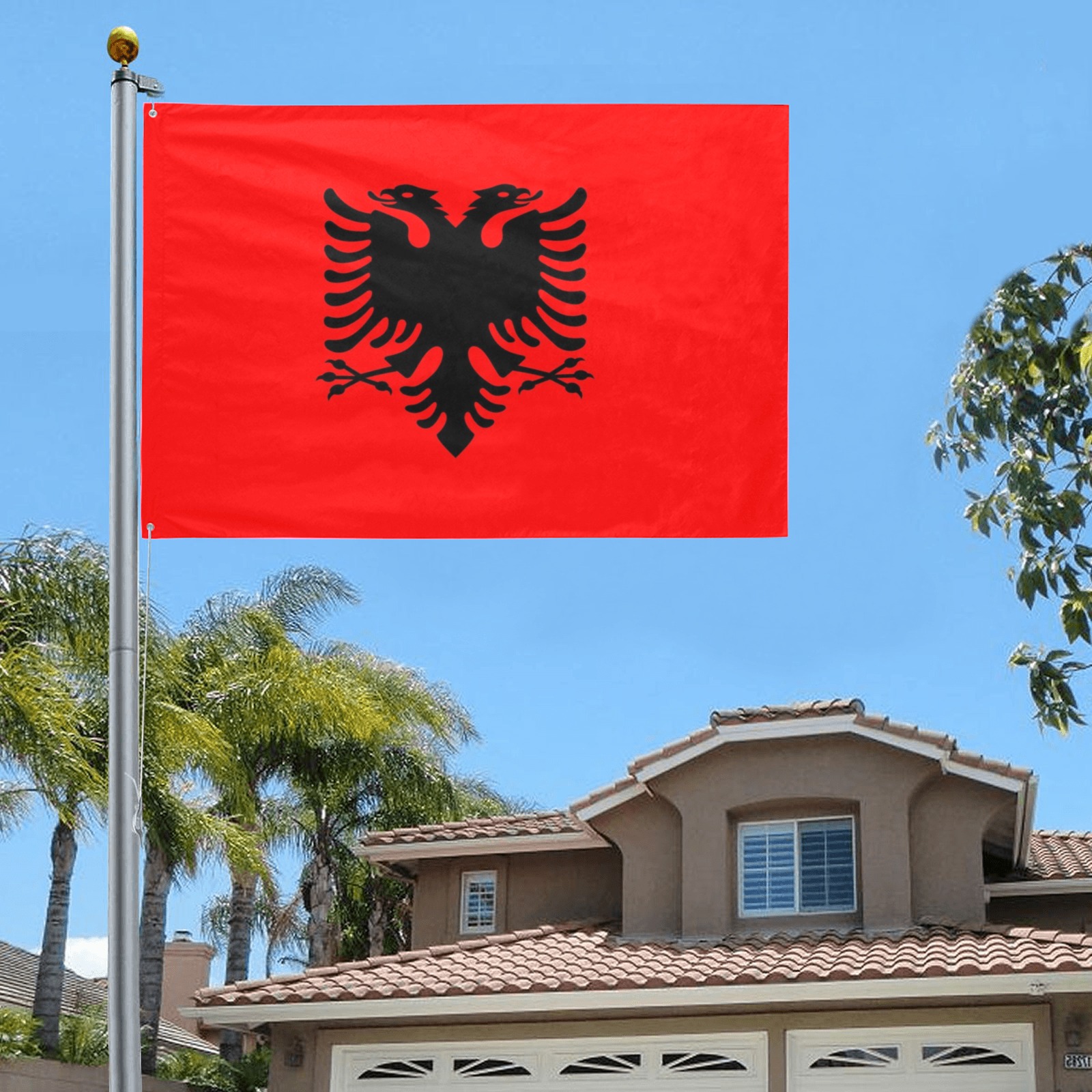 Albania Flag Garden Flag 70"x47"