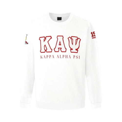 Kappa Swag Men's Oversized Fleece Crew Sweatshirt (Model H18)