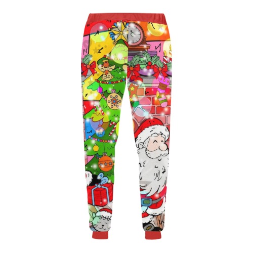 Santa Christmas by Nico Bielow Men's All Over Print Sweatpants (Model L11)
