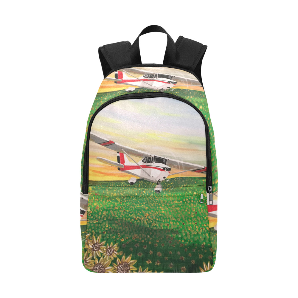 The Flight Of Sunflowers Fabric Backpack for Adult (Model 1659)