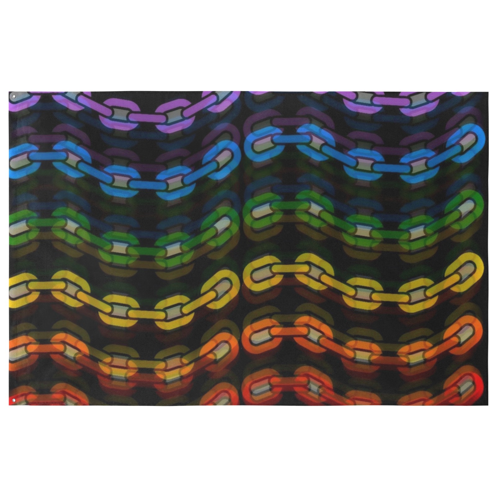 Pride Chains by  Fetishworld Custom Flag 8x5 Ft (96"x60") (One Side)