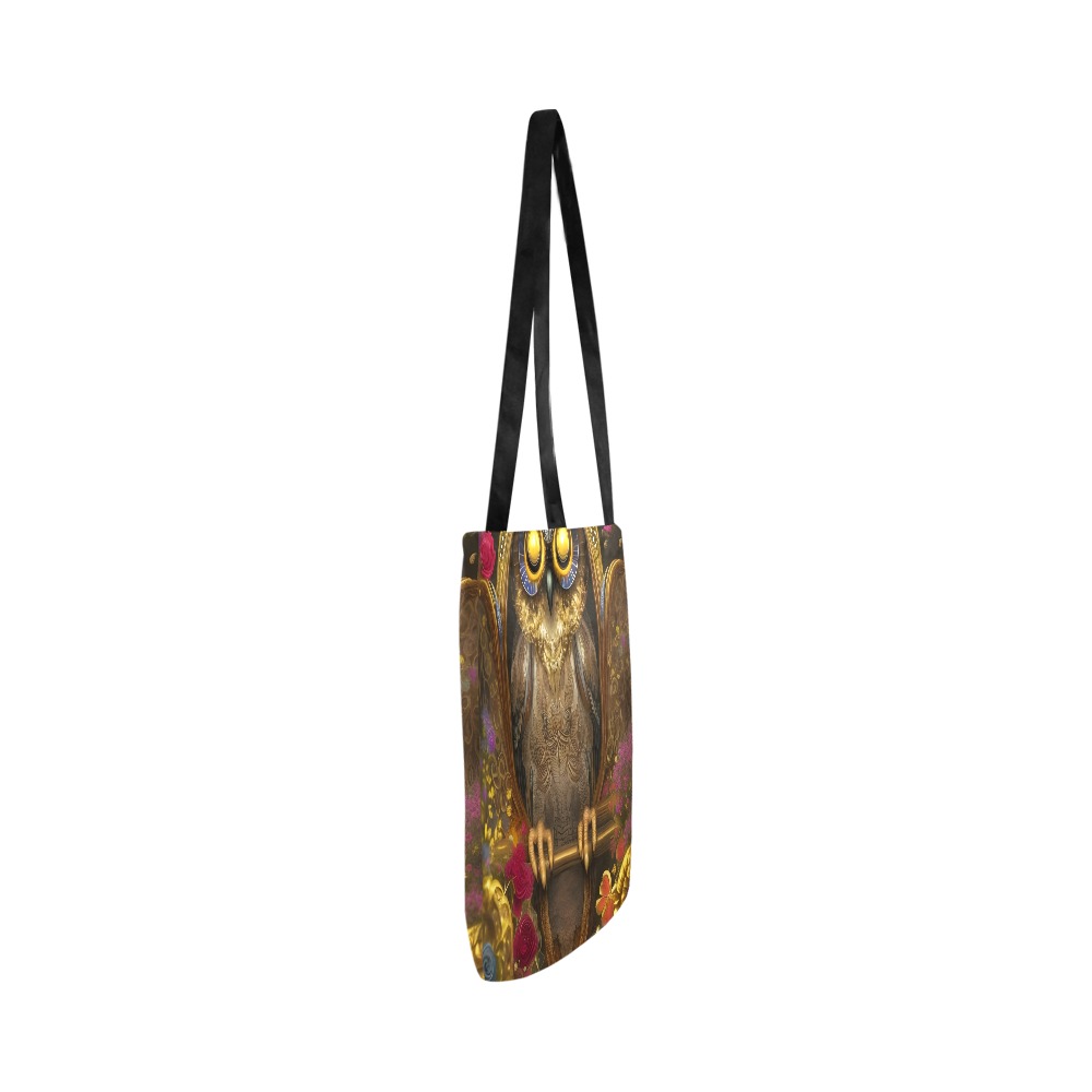 All-Seeing Owl Reusable Shopping Bag Model 1660 (Two sides)