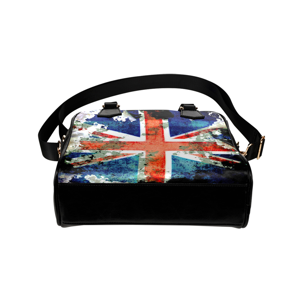 Extreme Grunge Union Jack Flag Shoulder Handbag (Model 1634)