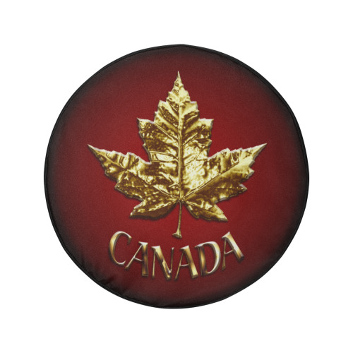 Gold Canada Medal 34 Inch Spare Tire Cover