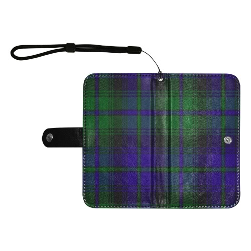 5TH. ROYAL SCOTS OF CANADA TARTAN Flip Leather Purse for Mobile Phone/Large (Model 1703)