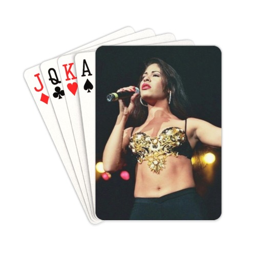 Selena 5 Playing Cards 2.5"x3.5"