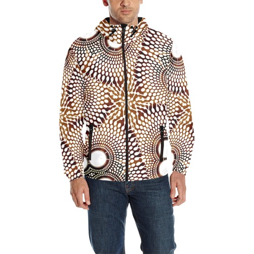 AFRICAN PRINT PATTERN 4 All Over Print Quilted Windbreaker for Men ...